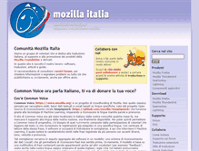 Tablet Screenshot of mozillaitalia.org